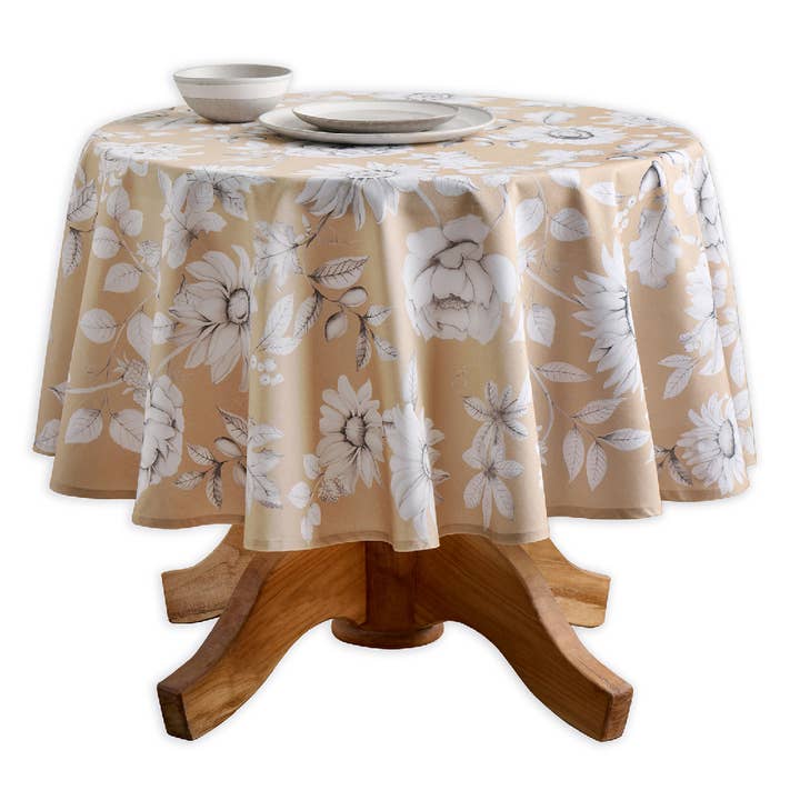 Maison d'Hermine - Design in Every Thread - Wholesale Tablecloth - Tablecloths 100% Cotton - 3 Shapes - Pretty Autumn Fall0
