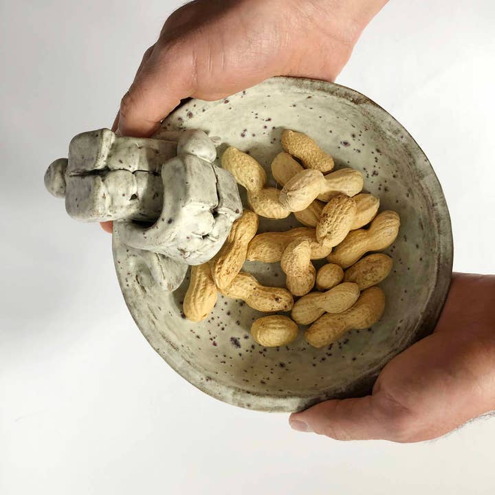 tazón de punto blanco para venta al por mayor de Farzin Kavaji