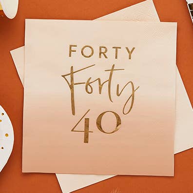 Hootyballoo by Club Green - Wholesale Disposable Napkin - Forty Paper Napkins 16 Packs0