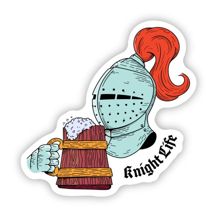 Big Moods - Wholesale Sticker - Knight Life Knight & Shinning Armour Sticker