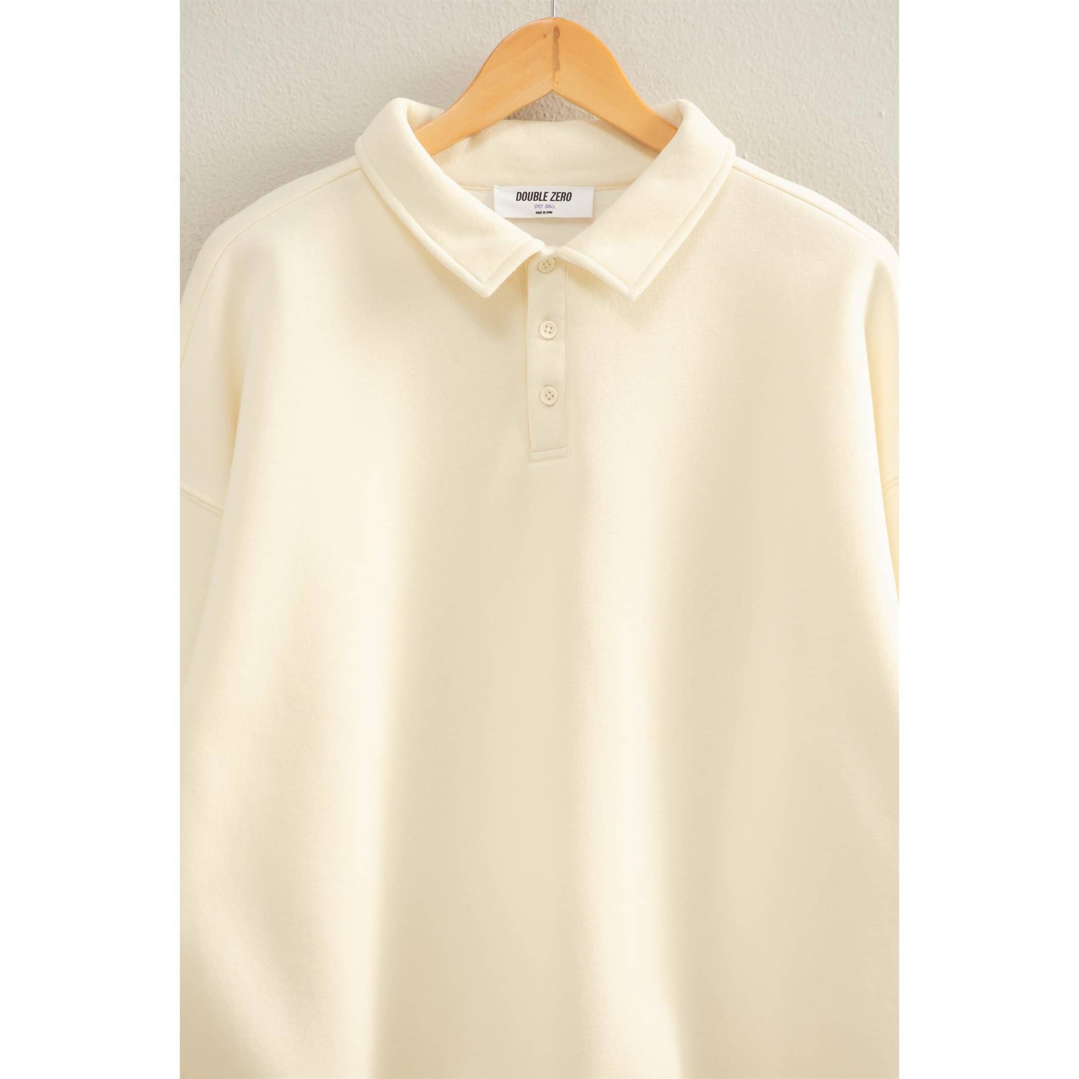 HYFVE - Wholesale Sweatshirt - Women's - Oversized Polo Collared Pullover21