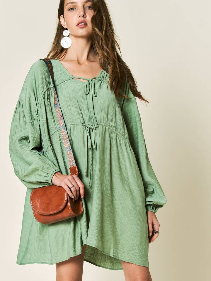 BABYDOLL LOOSE FIT MINI DRESS - P60099 for wholesale by Petal Dew