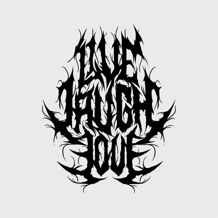 Lámina Live Laugh Love A5/A4/A3 para venta al por mayor de Death Sentence