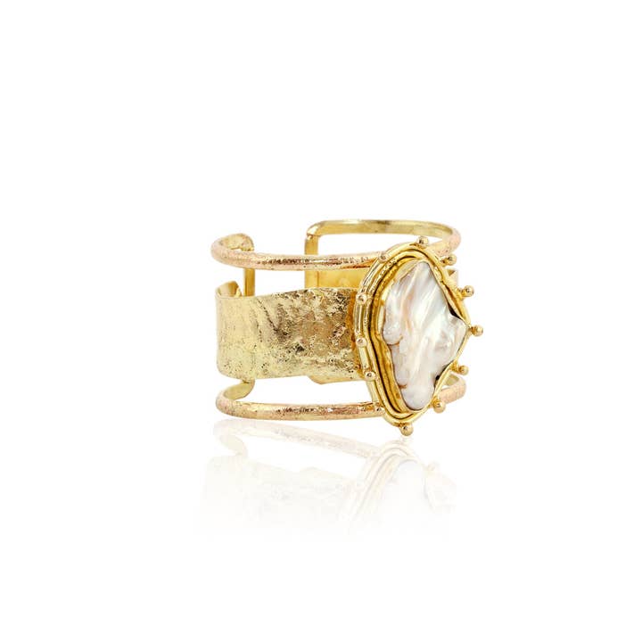 Koda Wearables - Wholesale Cuff Bracelet - Athena Pearl Cuff3