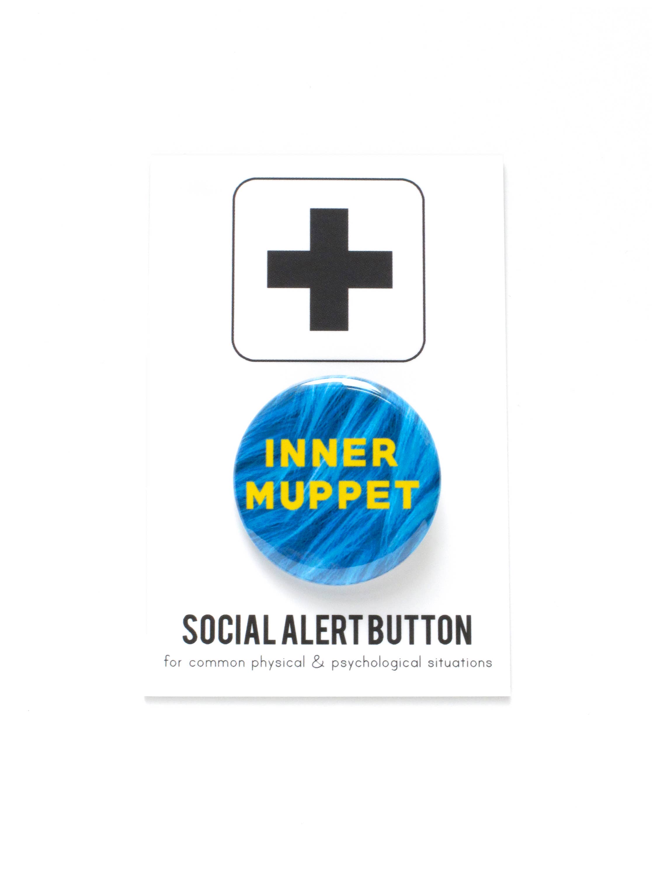 Word For Word Factory - Wholesale Lapel Pin/Button - INNER MUPPET 1.25" pinback button1