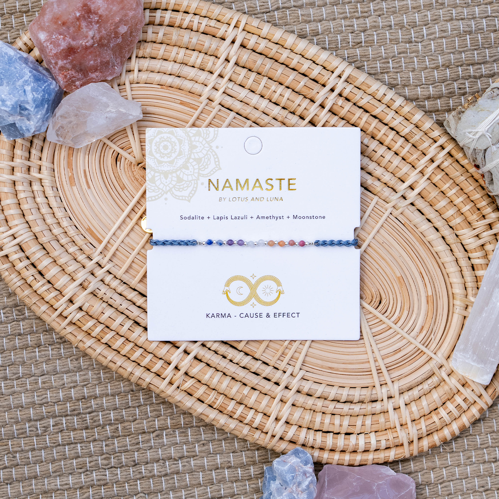 Lotus and Luna - Wholesale Beaded Bracelet - Karma Namaste Bracelet7