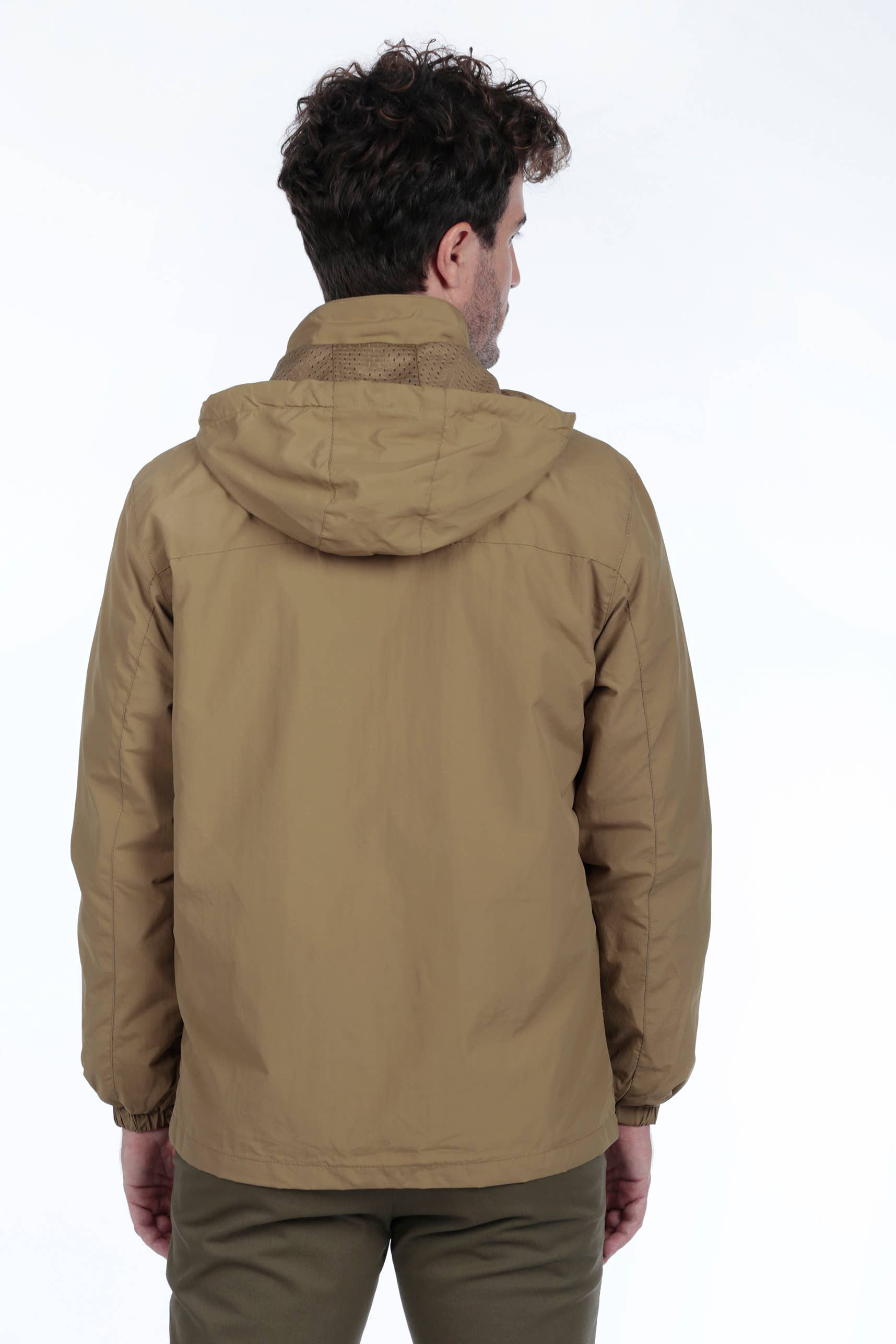 The Time of Bocha - Wholesale Winddichte jas - Heren - Heren Windjack Army The Time Of Bocha QI1PARMY-BEIGE1