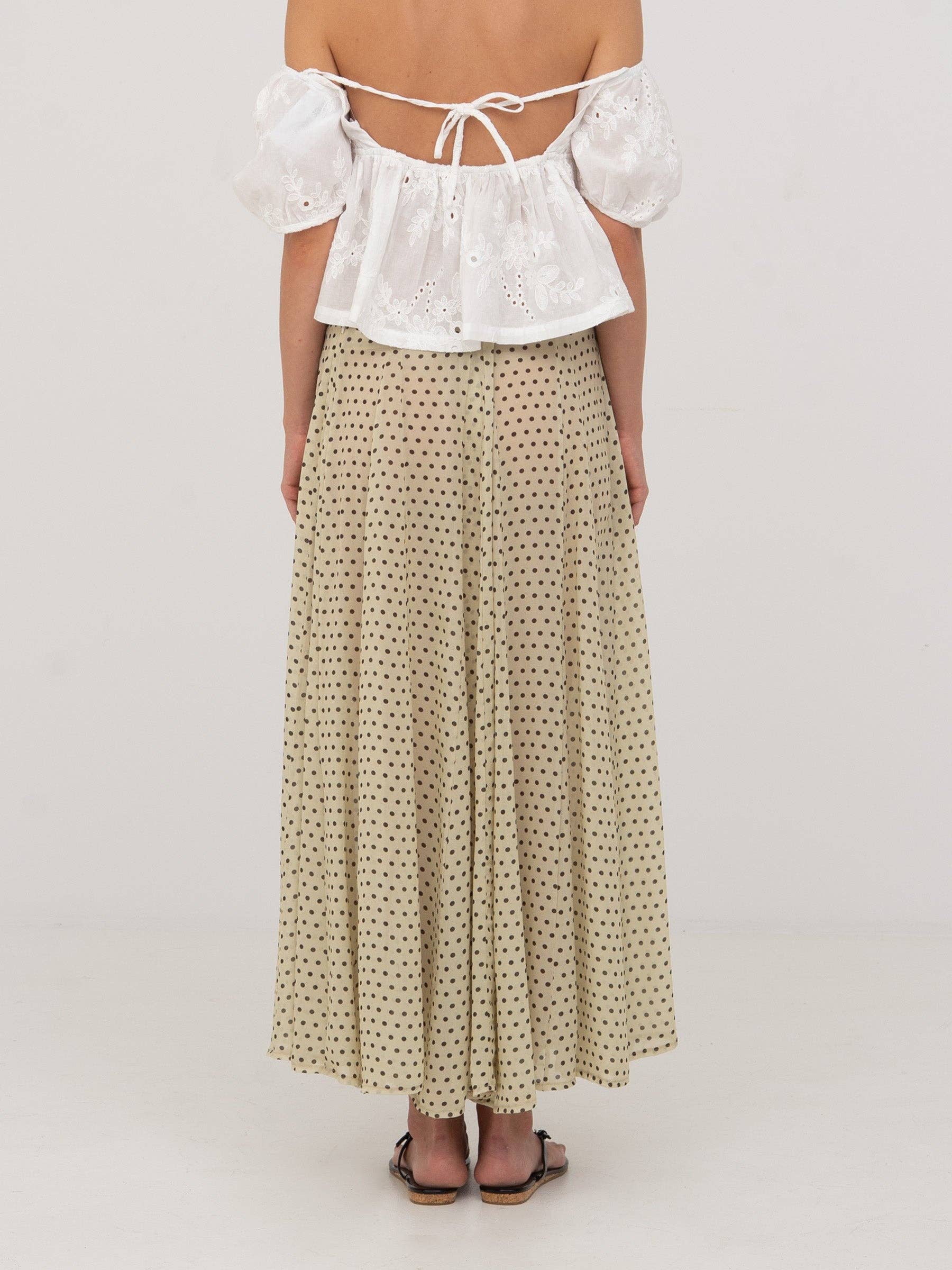 CARMEN SAYS - Wholesale Skirt - Women's - Falda de Lunares Noctis Nocturna3