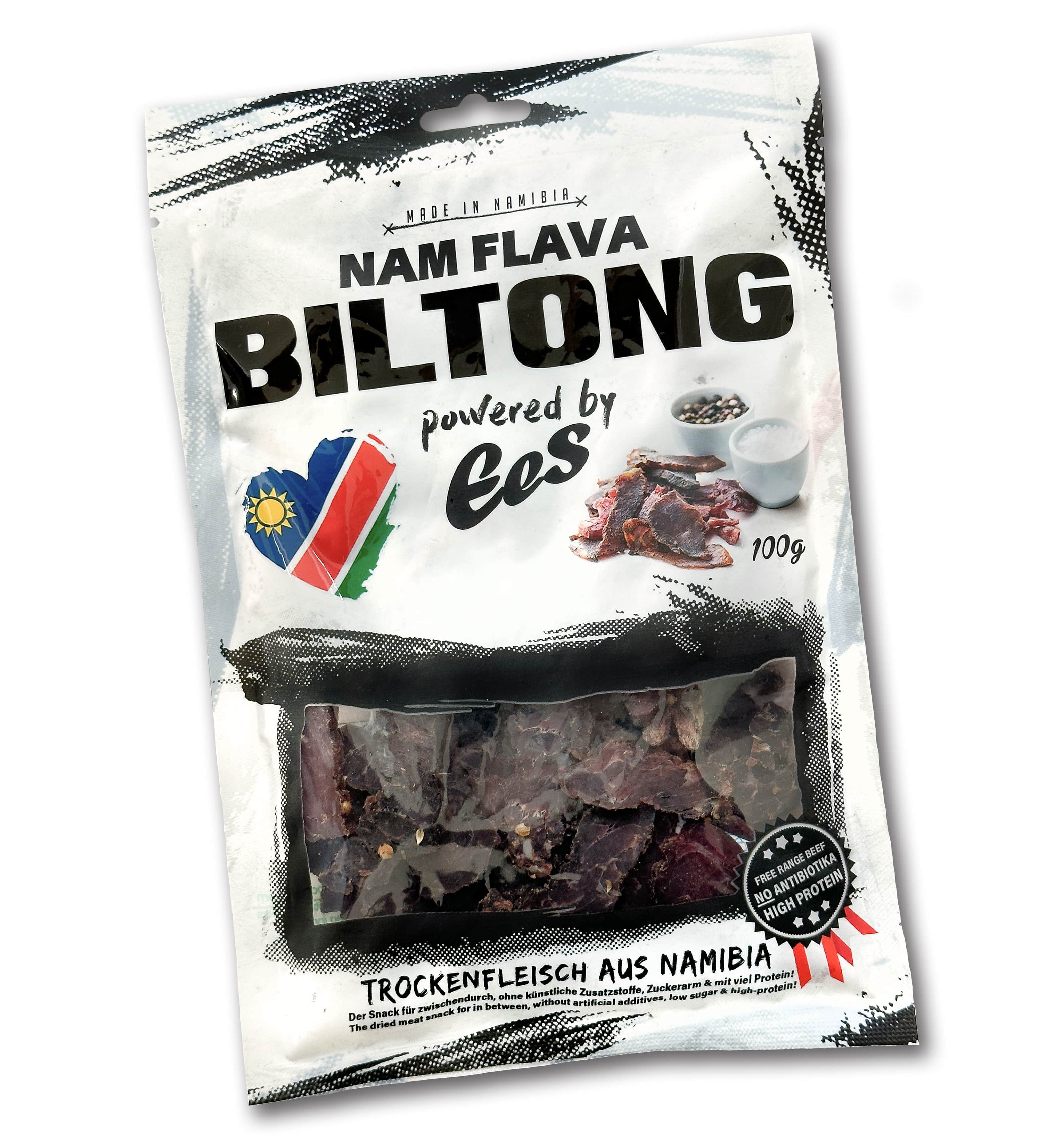 EES – Jerky por atacado – Original Nam Flava Biltong da EES (12 pacotes - 100 g cada)7