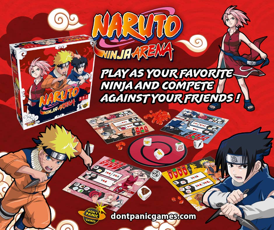 Japanime Games - Wholesale Board Game - Naruto Ninja Arena - NEW FORMAT! - Boardgame2