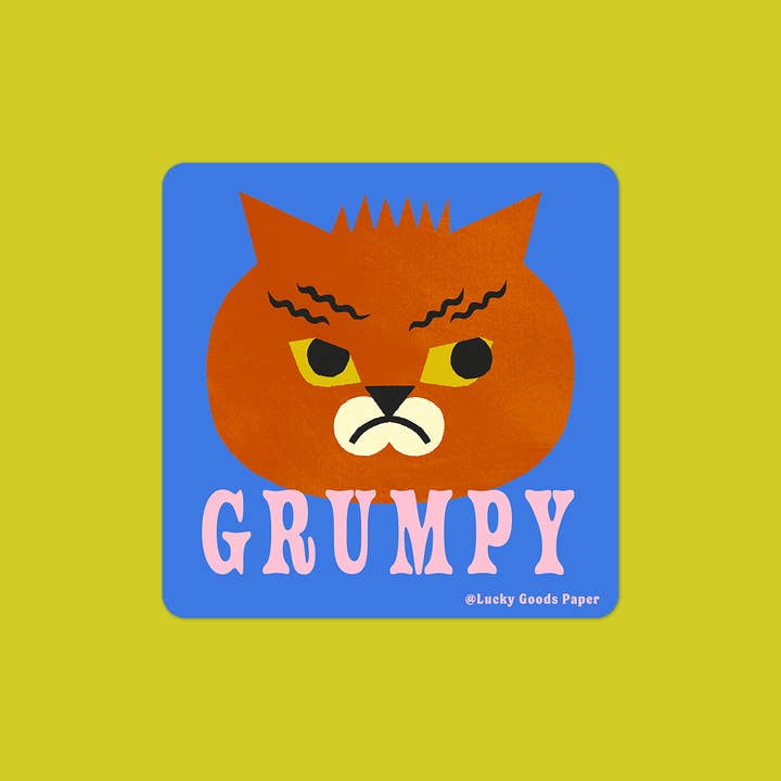 Lucky Goods Paper - Wholesale Phone & Laptop Stickers - Grumpy Cat – Matte Vinyl Sticker3