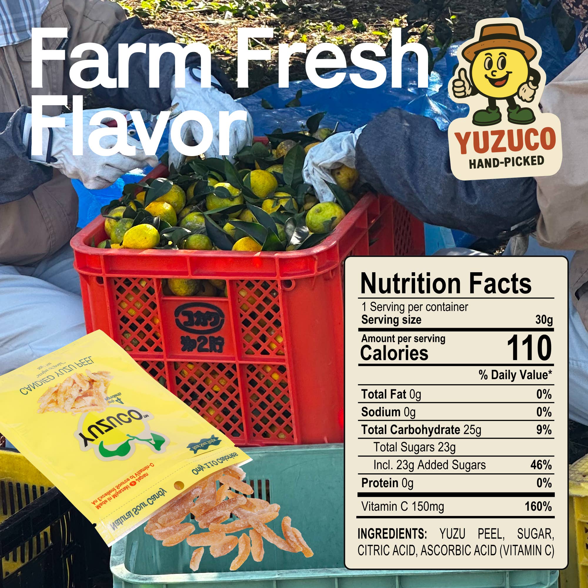 YUZUCO - Wholesale Gummy - Candied Yuzu Peel1