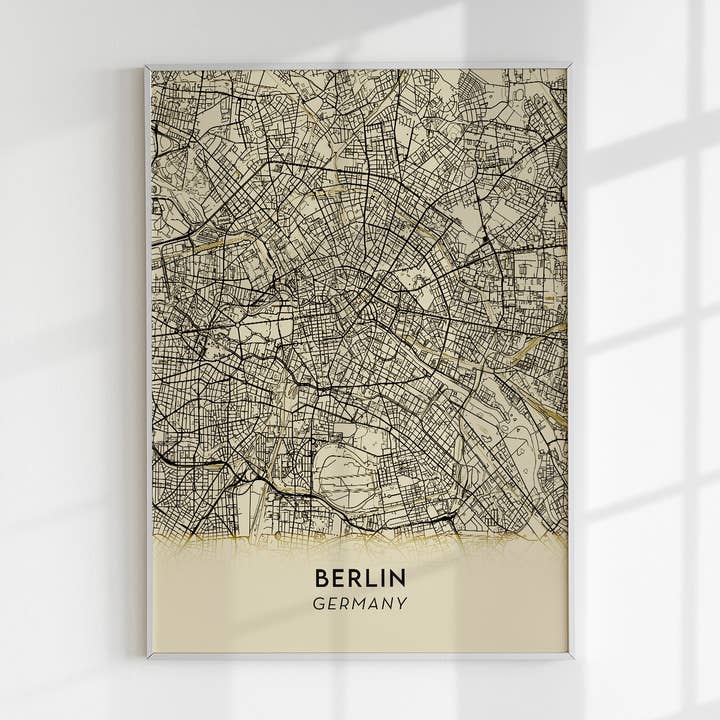 Patroa Studio - Vendita all'ingrosso Poster - Poster Minimalista Linee Bege di Berlino0