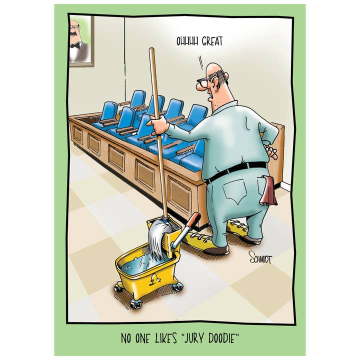 Jury Doodie | Funny Birthday Card for wholesale by Raspberries