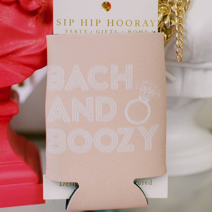 Bach And Boozy Pink Can Cooler- Wedding and other Purchase Wholesale bach flower. Free Returns & Net 60 Terms on Faire trending on Faire.