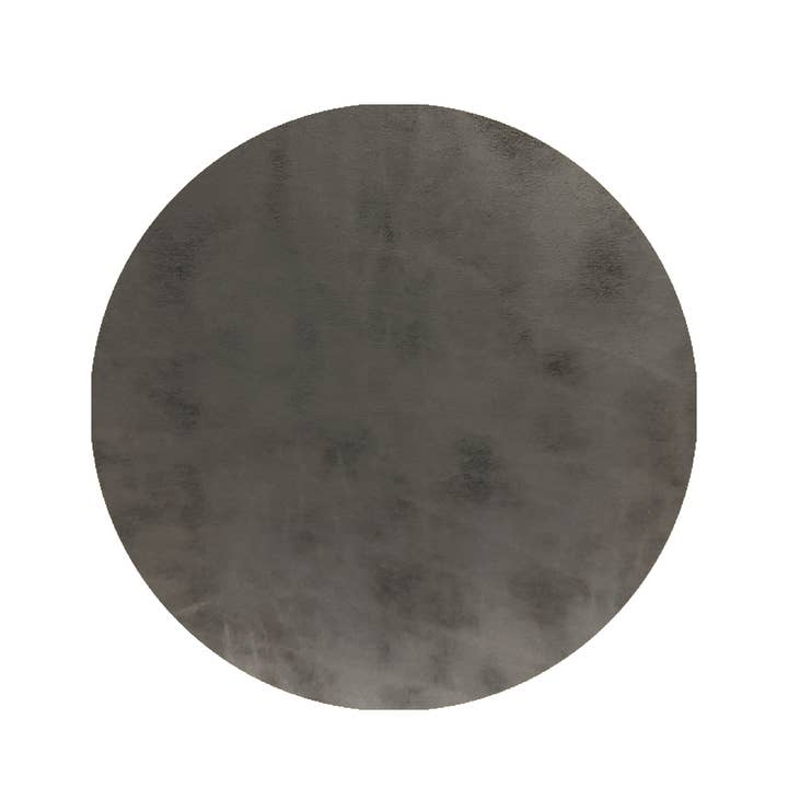 DAVANTI - Wholesale Placemat - Placemats Vegan Leather Round Shape Antimicrobial Copper7