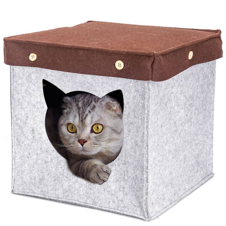 Nobleza - Casa per gatti quadrata per la vendita all'ingrosso da parte di Nobleza