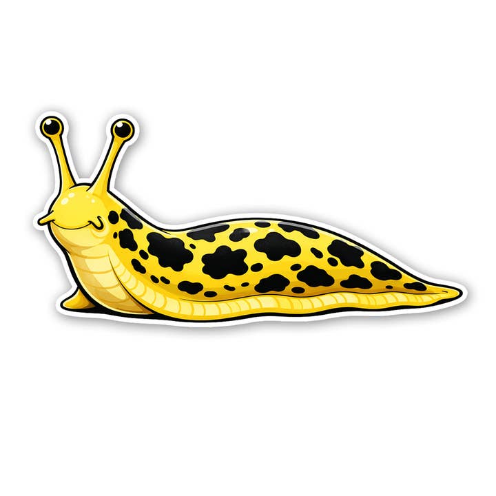 Stanley klibbiga banansnigeln klistermärke för wholesale av Sticker Atlas