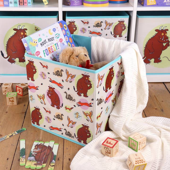 Robert Frederick Ltd - Wholesale Storage Bin - The Gruffalo Fabric Storage Cubes – Pack of Two4