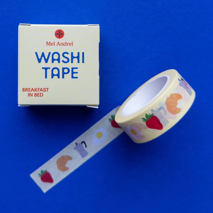 Breakfast in Bed Washi Tape for wholesale by Mel Andrel