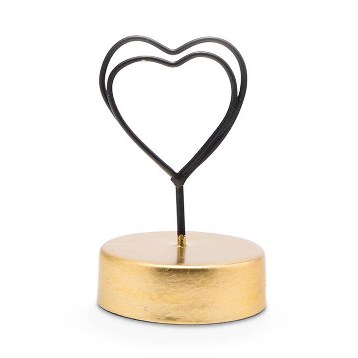 Tarjetero pequeño para mesa de boda, corazón doble (6) para venta al por mayor de Weddingstar Inc.