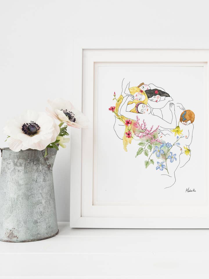 Klimt les Vierges, Impression artistique pour la vente par Hobeika Art