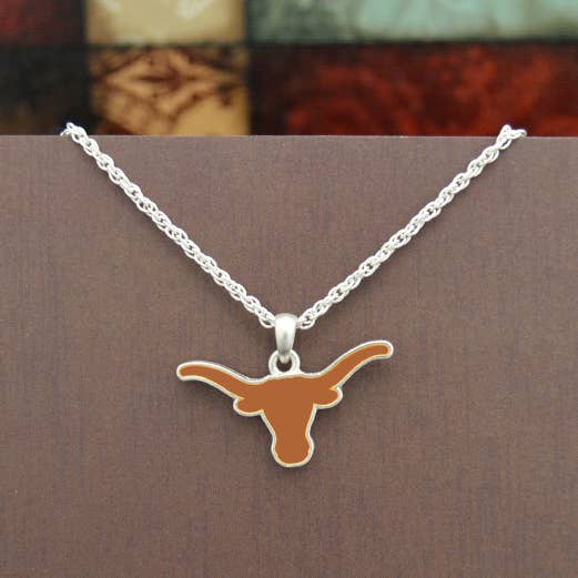 Texas Longhorns Jewelry Necklace Fantastic for wholesale by Jenkins Enterprises