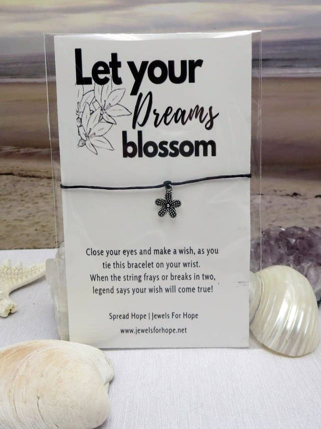 Blomster Ønske Armbånd - Blomsterinspirerende Charm Smykker for engroshandel hos Jewels For Hope
