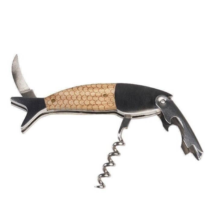 Rex B2B - UK – wholesale Bottle/wine opener – Fish Shaped Corkscrew in a Tin - Spirit of Adventure2