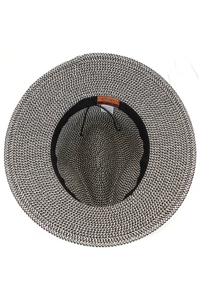 Hana - Wholesale Straw Hat - Women's - C.C Suede Band Trim Panama Sun Hat13