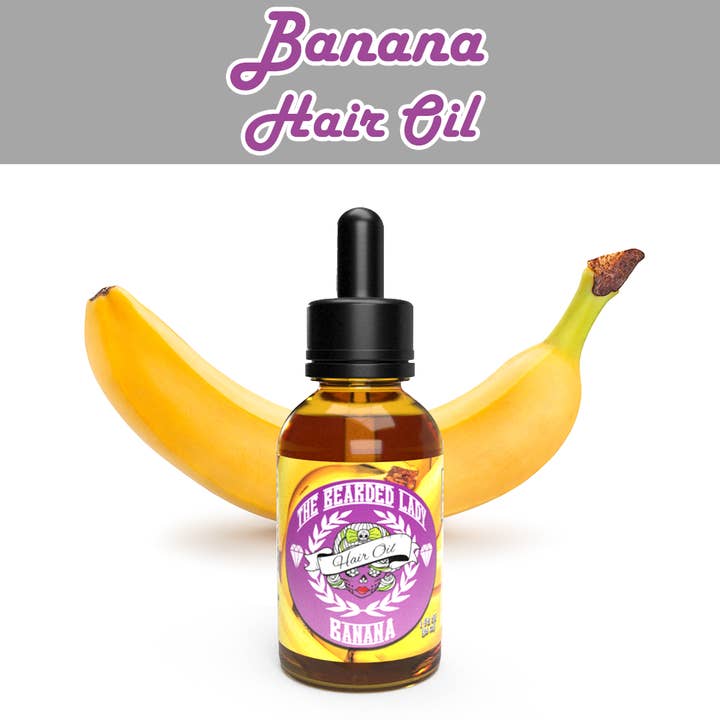 Huile capillaire The Bearded Lady - Banane pour la vente par Beard Care Club