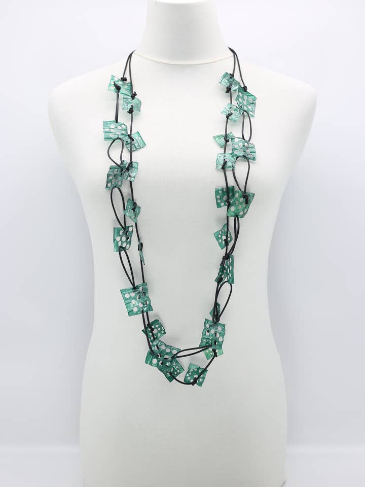 Recycled Plastic Lotus Root Necklaces Set - Small for wholesale by Jianhui London