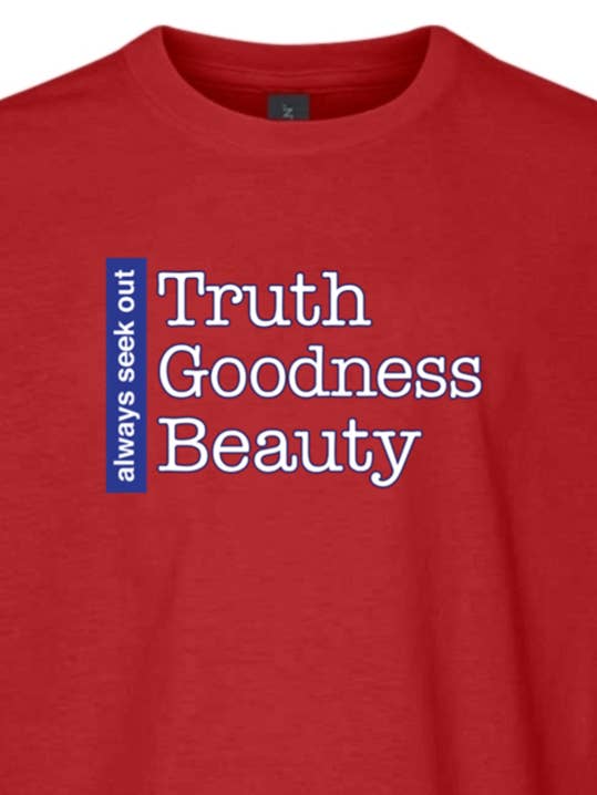 T-shirt Jeunesse Vérités Bonté Beauté - Transcendantaux pour la vente par Sock Religious