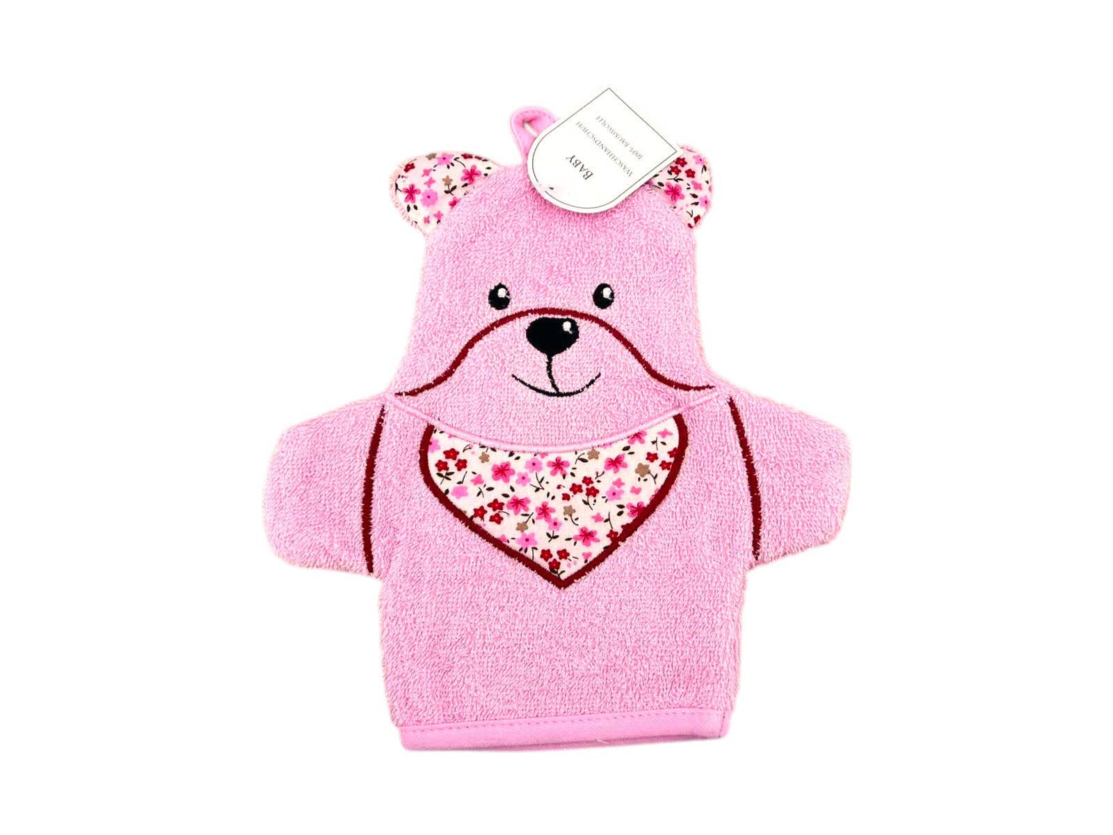 VewoTex - Wholesale Wash Cloth - Kids & Baby - Baby Wash Mitt Bear » Children's Washcloth Terry » approx. 22x15 cm pure cotton » Wash Mitt0