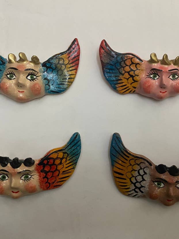 COACh Keramische Cherubijn Engel Ornament voor wholesale door Arara Enterprises