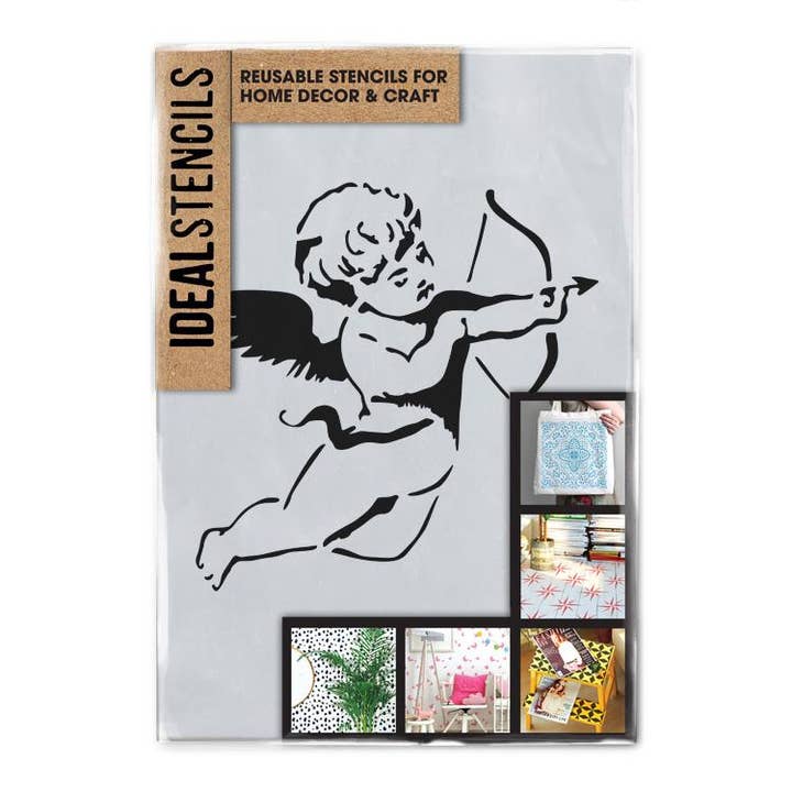 Cupid, Cherub Stencil for wholesale by Ideal Stencils