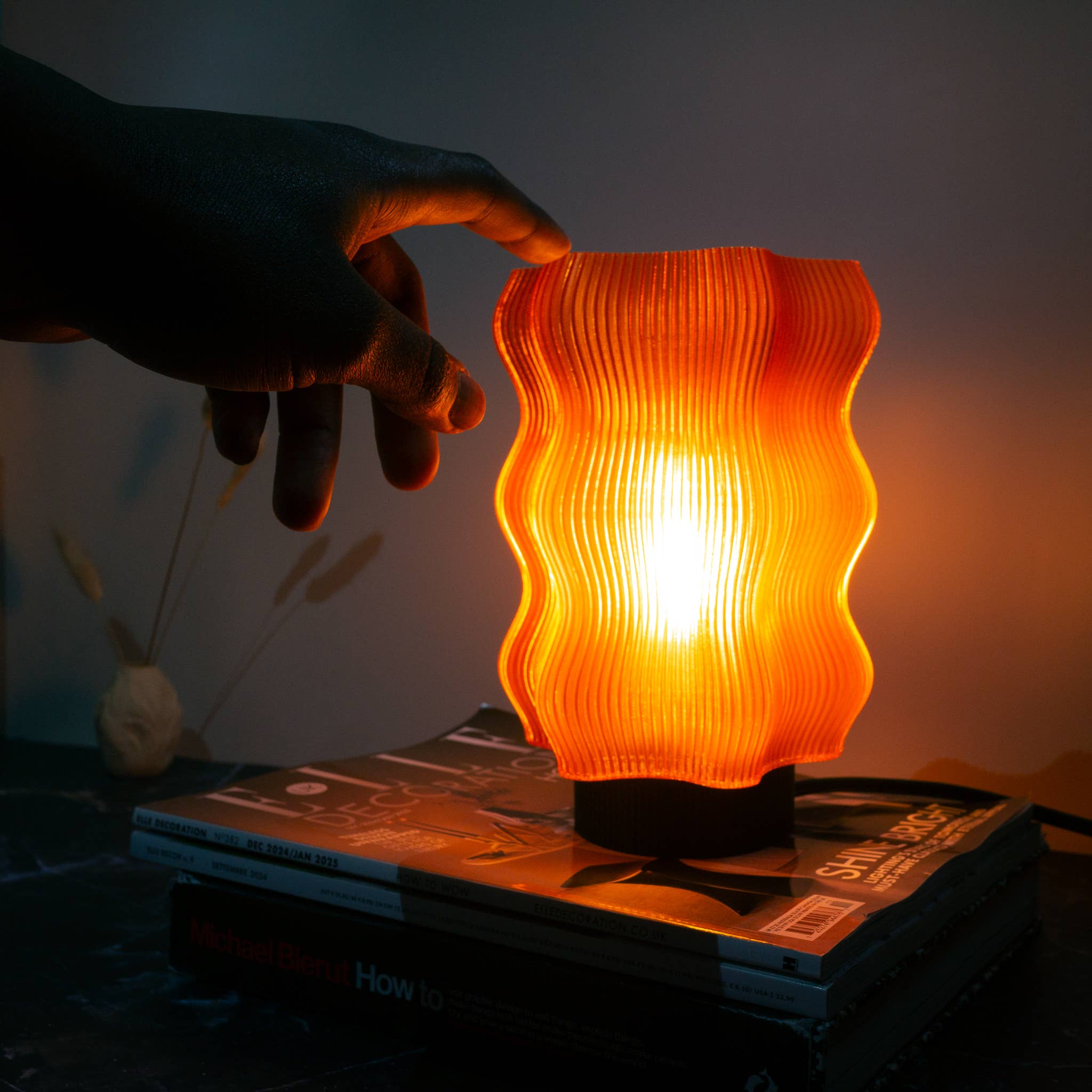 OrijaDesign - Wholesale Accent/Desk Lamp - Reef Table Lamp - Amber7