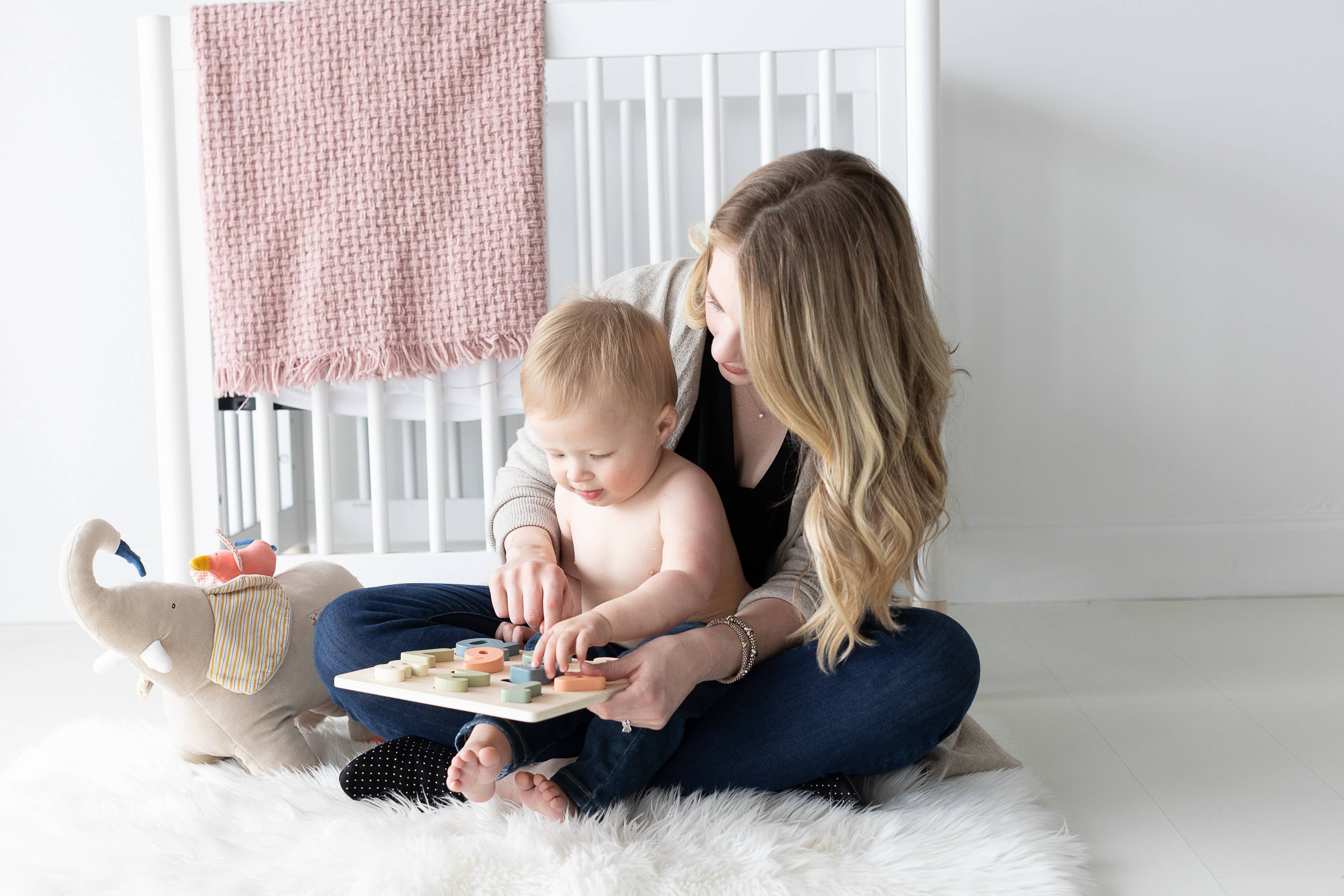 Pearhead - Wholesale Puzzle - Kids - Wooden Numbers Puzzle, Montessori Learning Toy6