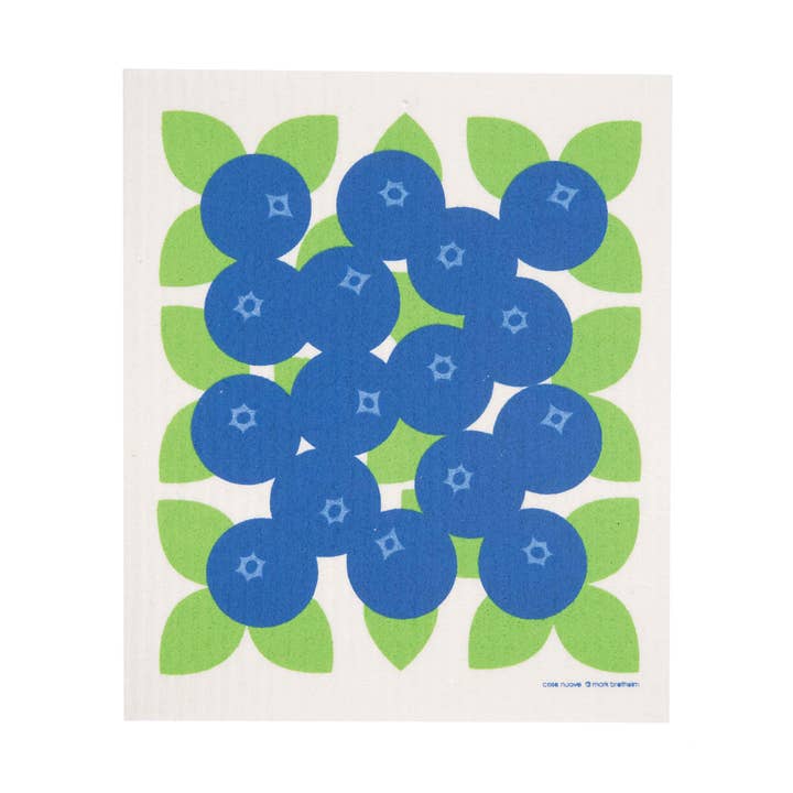 Swedish Dishcloth - Blueberries for wholesale by Cose Nuove