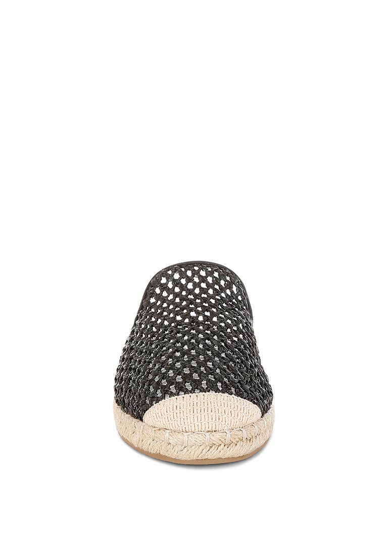 Rag Company - Wholesale Mules - Women's - Nongai Raffia Espadrilles Mules3