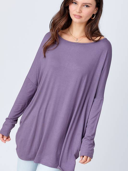 A.gain – wholesale Tunic – Women’s – 11003L07 - SOLID LONG SLEEVE PIKO TOP7