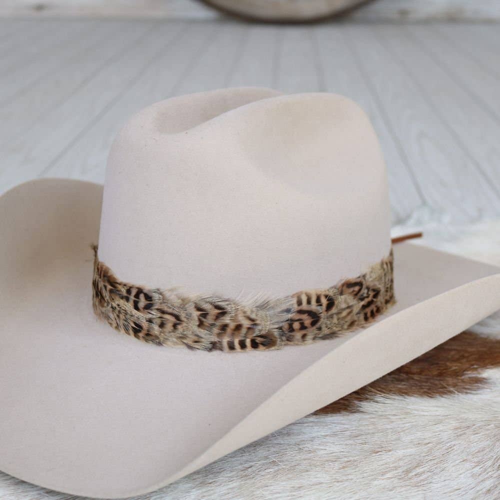 Willow Lane Hat Co. - Wholesale Hat Accessory - Women's - Western Feather Hat Band - Dune1