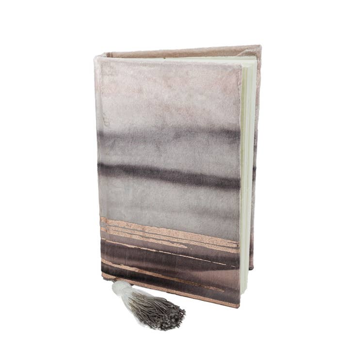 Cuaderno | Gravedad en cuarzo rosa con oro rosa 4» x 6» para venta al por mayor de Aviva Stanoff Design