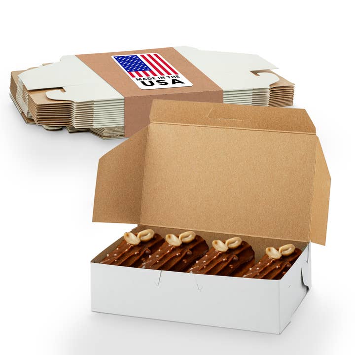 MT Products White Donut Boxes/Bakery Boxes - Made in the USA for wholesale by MT Products