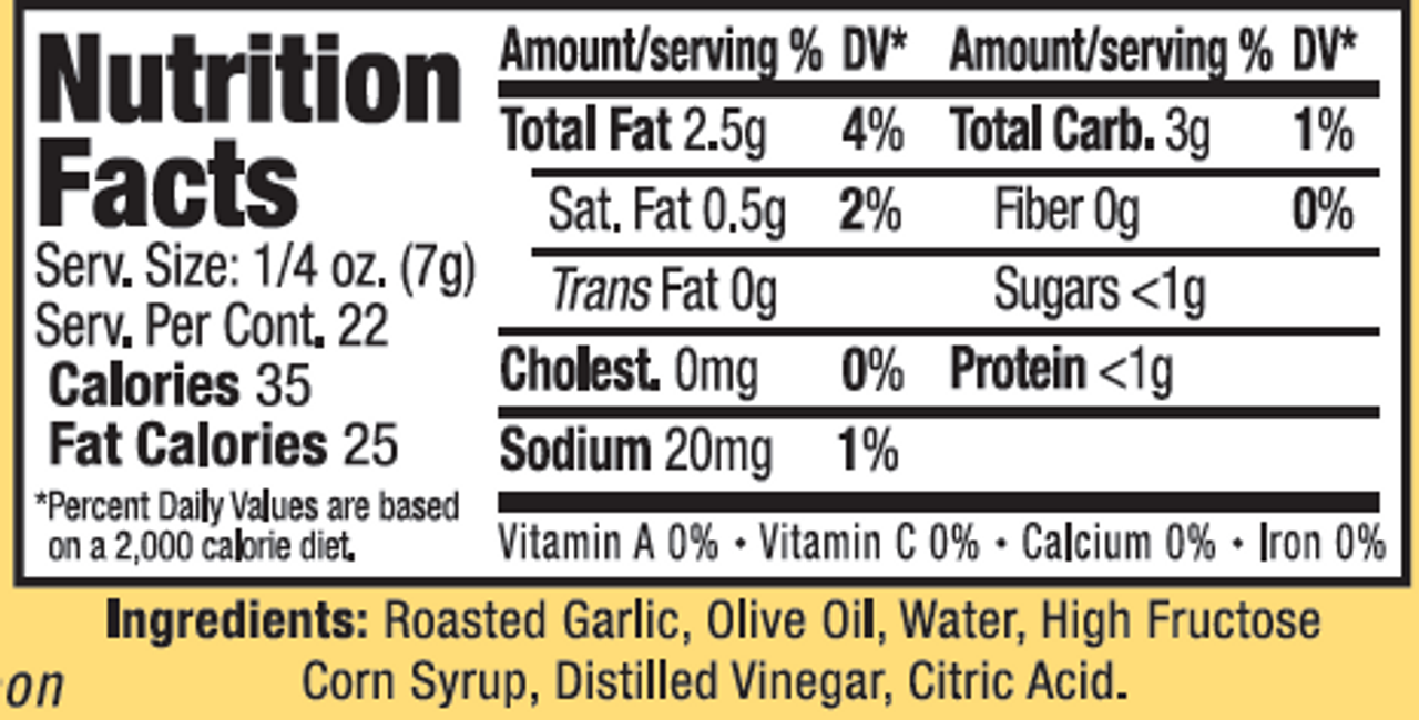 Delallo - Wholesale Dried Spice Mix - Minced Roasted Garlic (In Oil)2