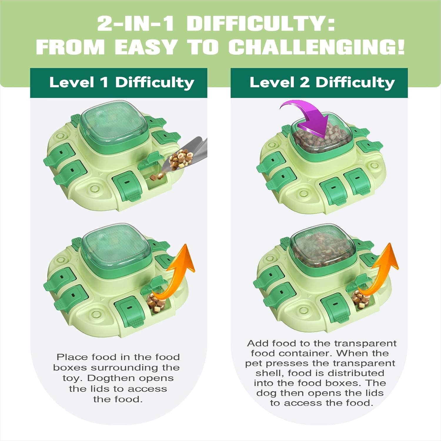 Green KADTC BISTRO PUZZLE TOY LEVEL 2 IN 1 for wholesale on Faire4