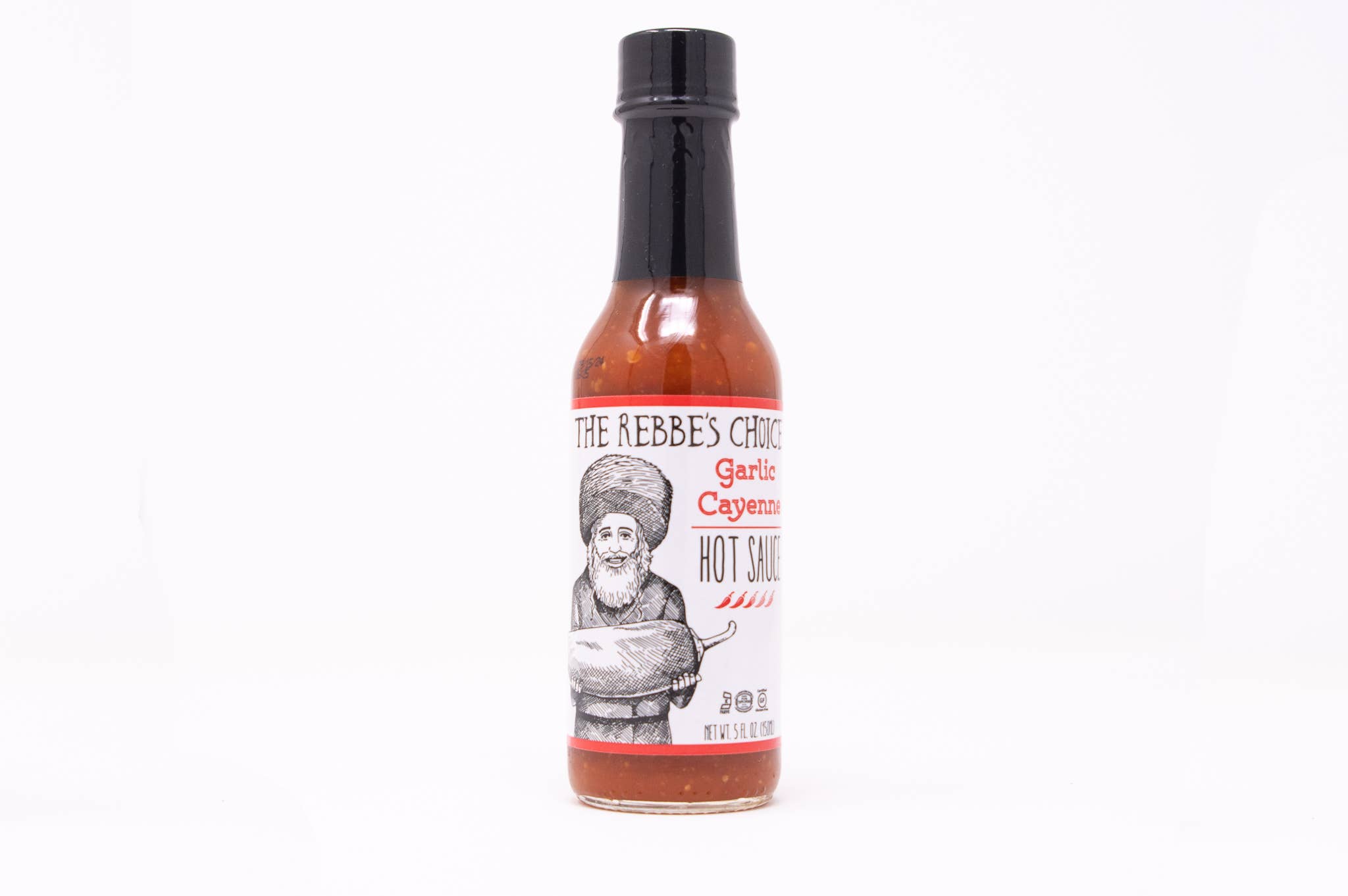The Rebbe's Choice - Wholesale Hot Sauce - Garlic Cayenne Hot Sauce