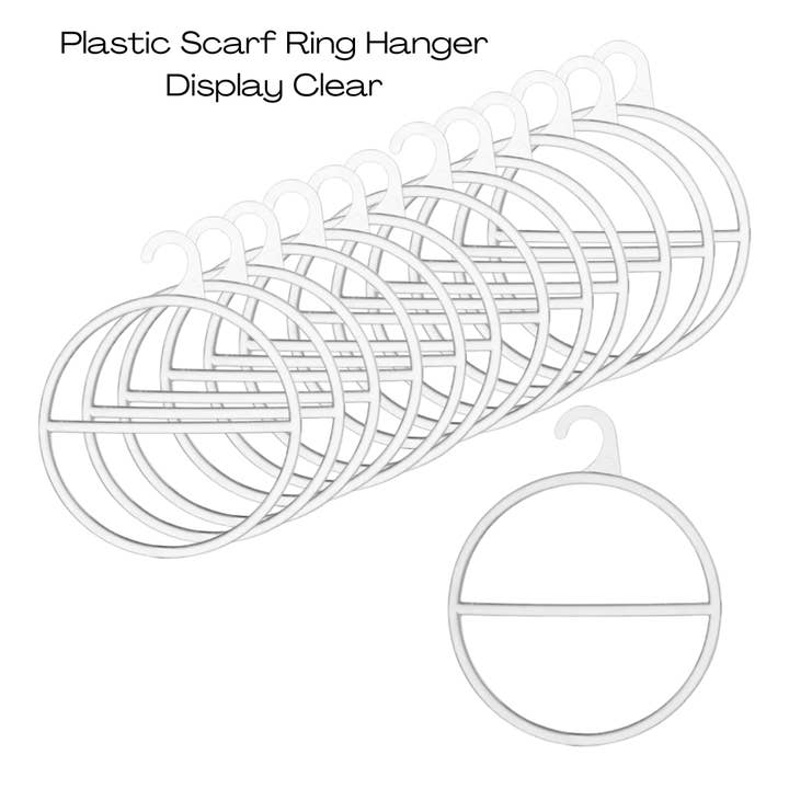 Plastic Scarf Ring Hanger Display Clear and other Purchase Wholesale clear plastic hangers. Free Returns & Net 60 Terms on Faire trending on Faire.