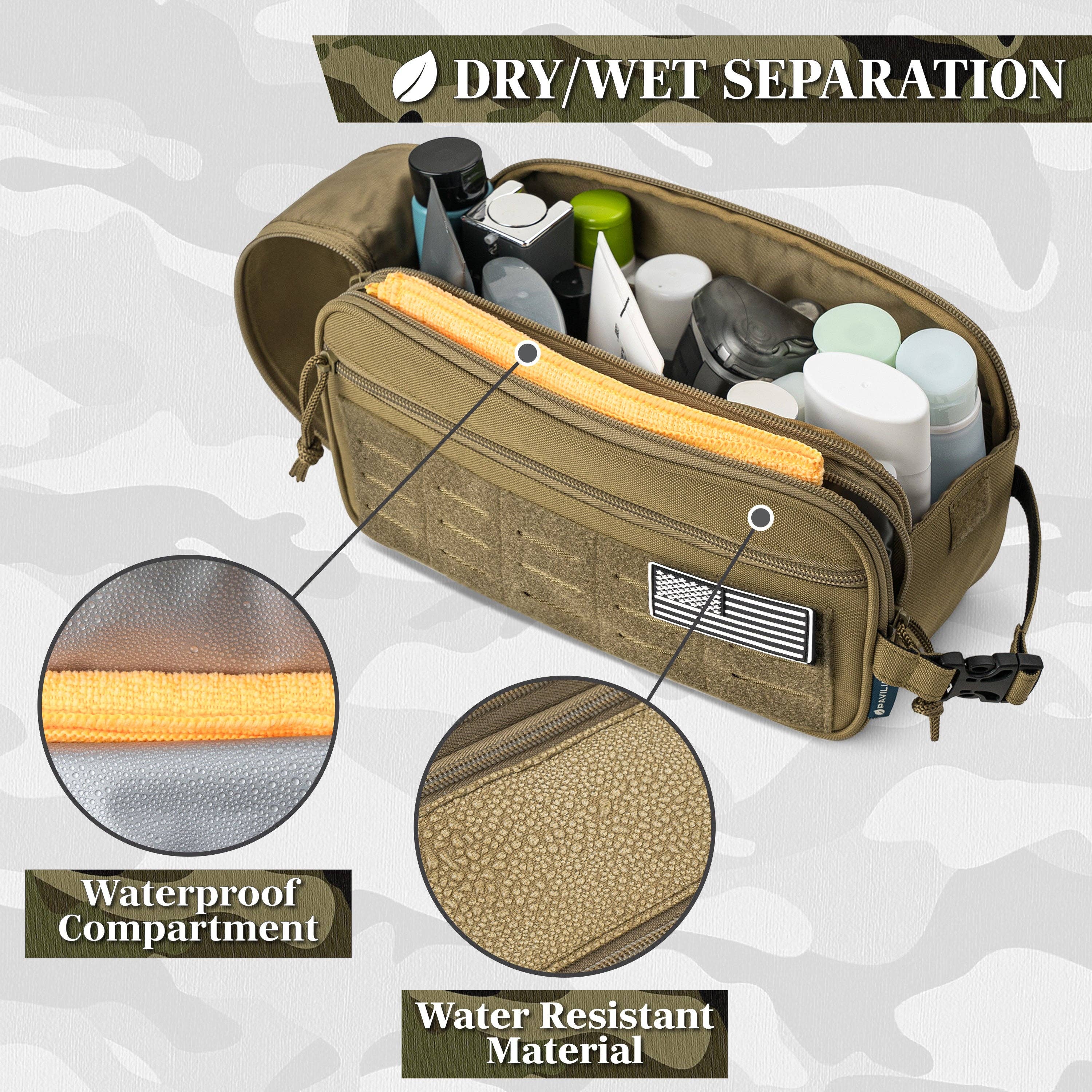 Pavilia - Venta al por mayor Neceser - Hombre - Bolsa de Aseo Táctica Militar57