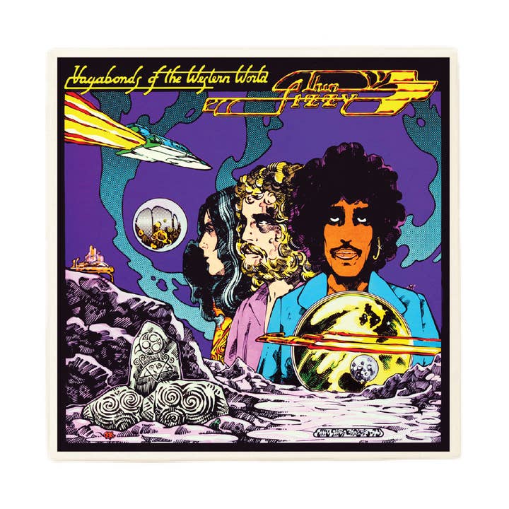 Thin Lizzy Vagabonds of the Western World Album Coaster for wholesale by Lucky Mfg. Co.